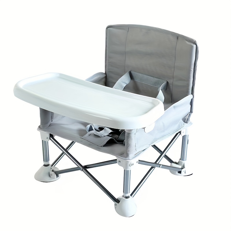 Chaise haute pour tout-petits Pliant Compact Portable Booster Seat Bébés /  enfants Chaise sur chaise pour table à manger Camping