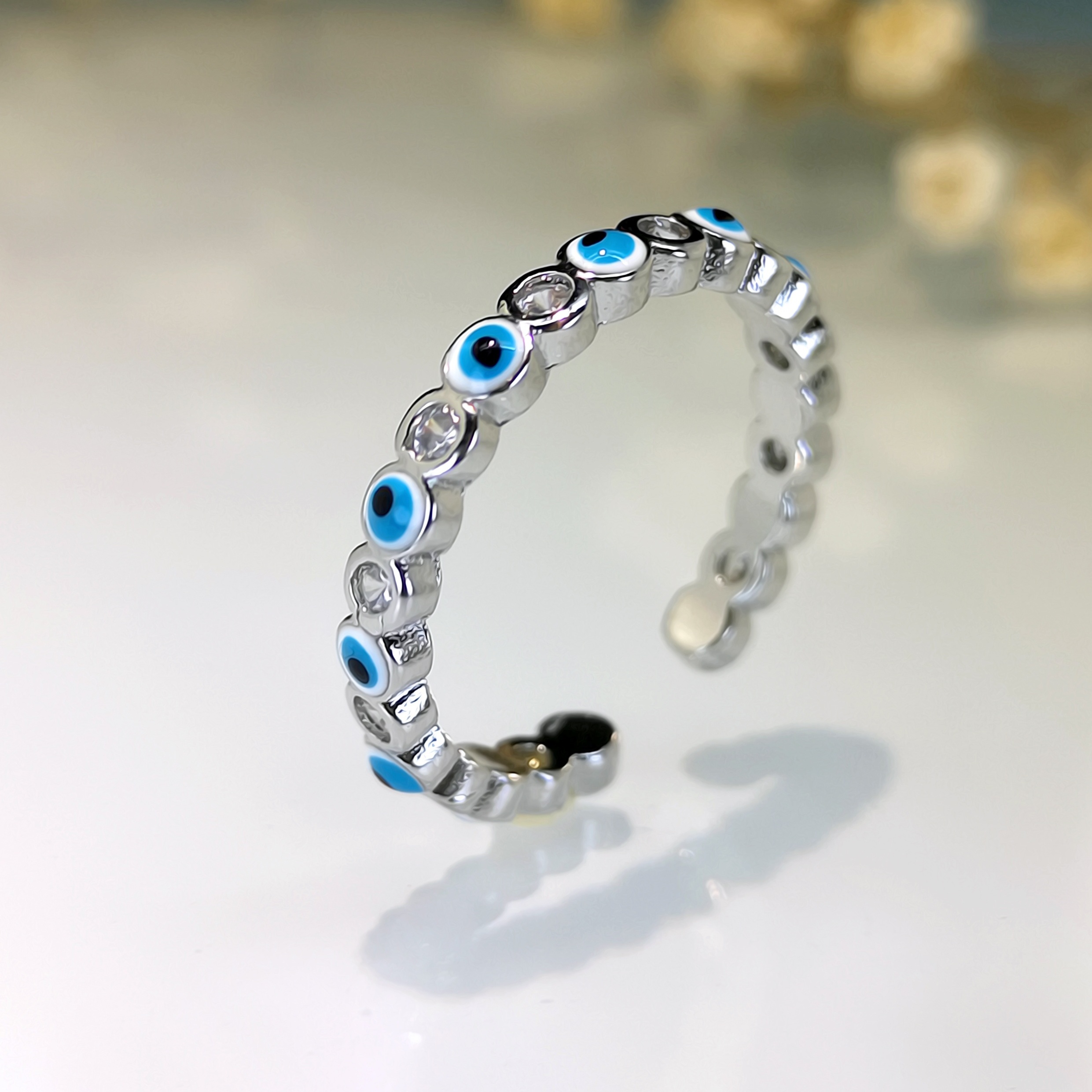 Creative Evil Eye Men's Ring, Birthday Gift