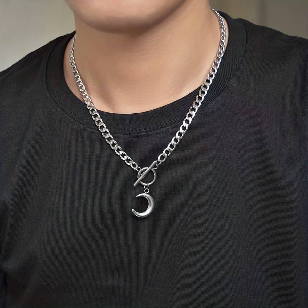 Necklaces Men Moon Temu