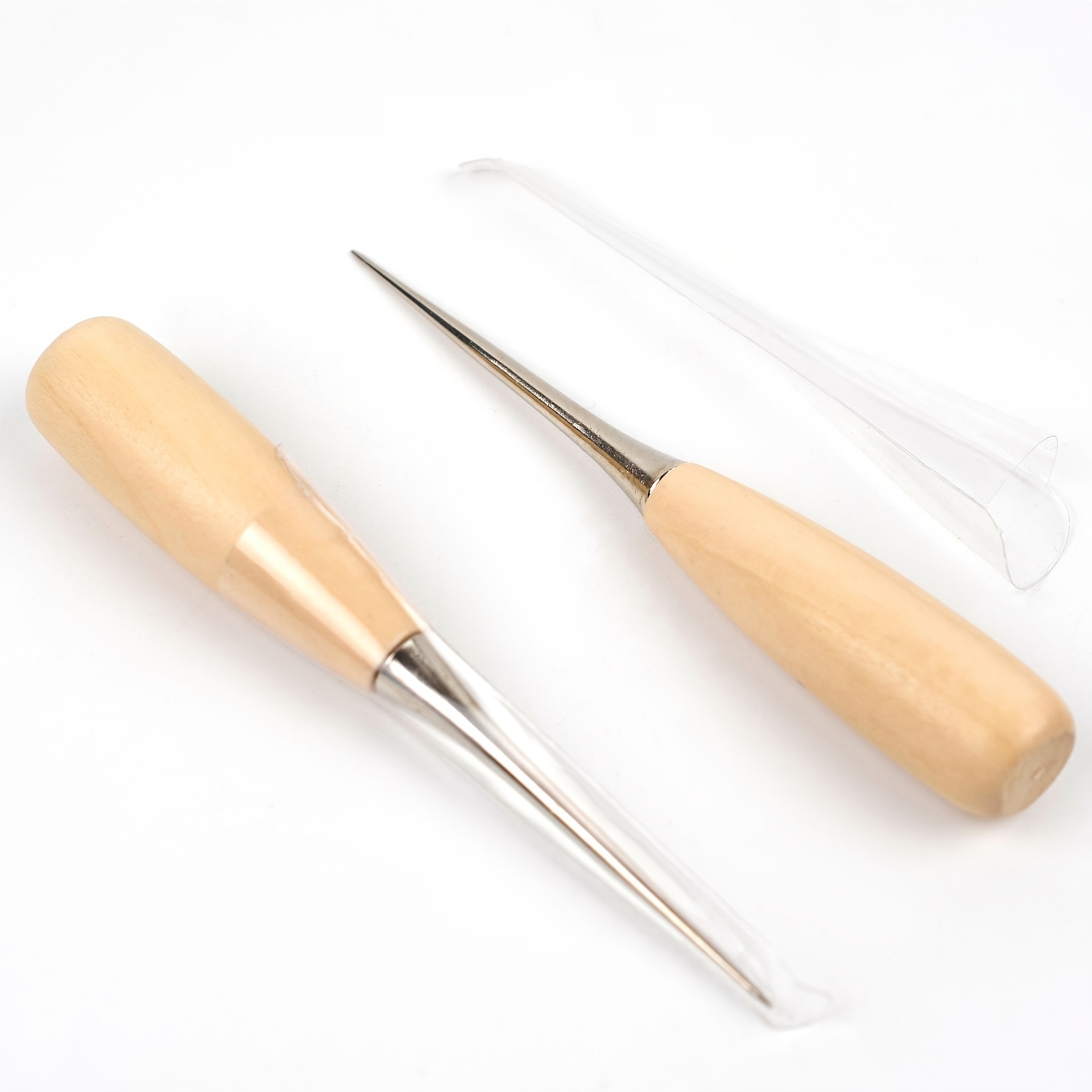 WOODEN HANDLE Hole Maker Punching AWL Tool