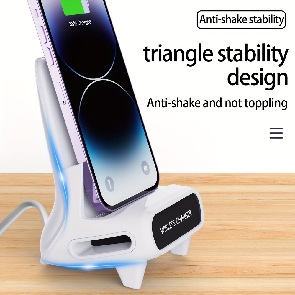 Chargeur sans fil Smart 15w Téléphone portable de charge rapide