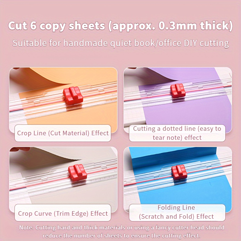 Cordeau 4 In 1 Paper Cutter Dotted Line Straight Line Wavy Line Crease ...