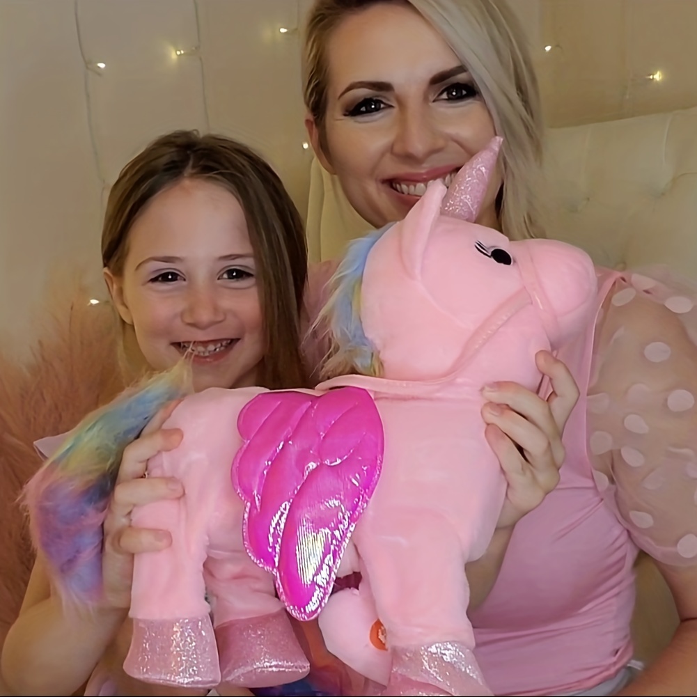 35cm divertente elettrico che cammina unicorno peluche giocattolo per  bambini musica elettronica unicorno giocattolo regali di Natale K