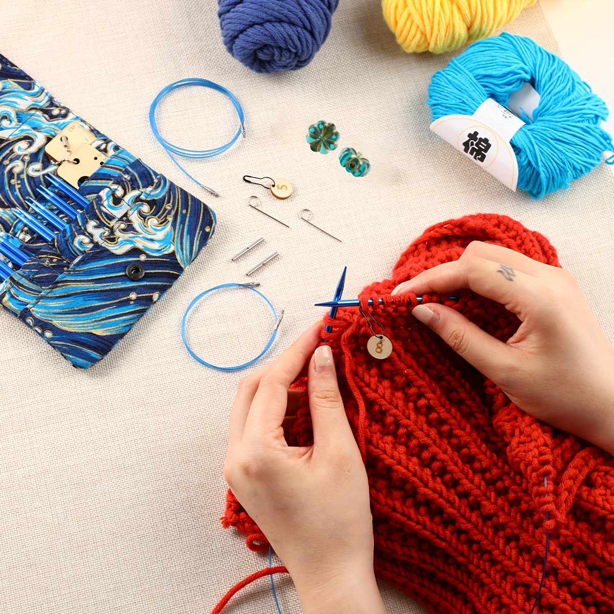 Knitting Needle Gauge - Temu