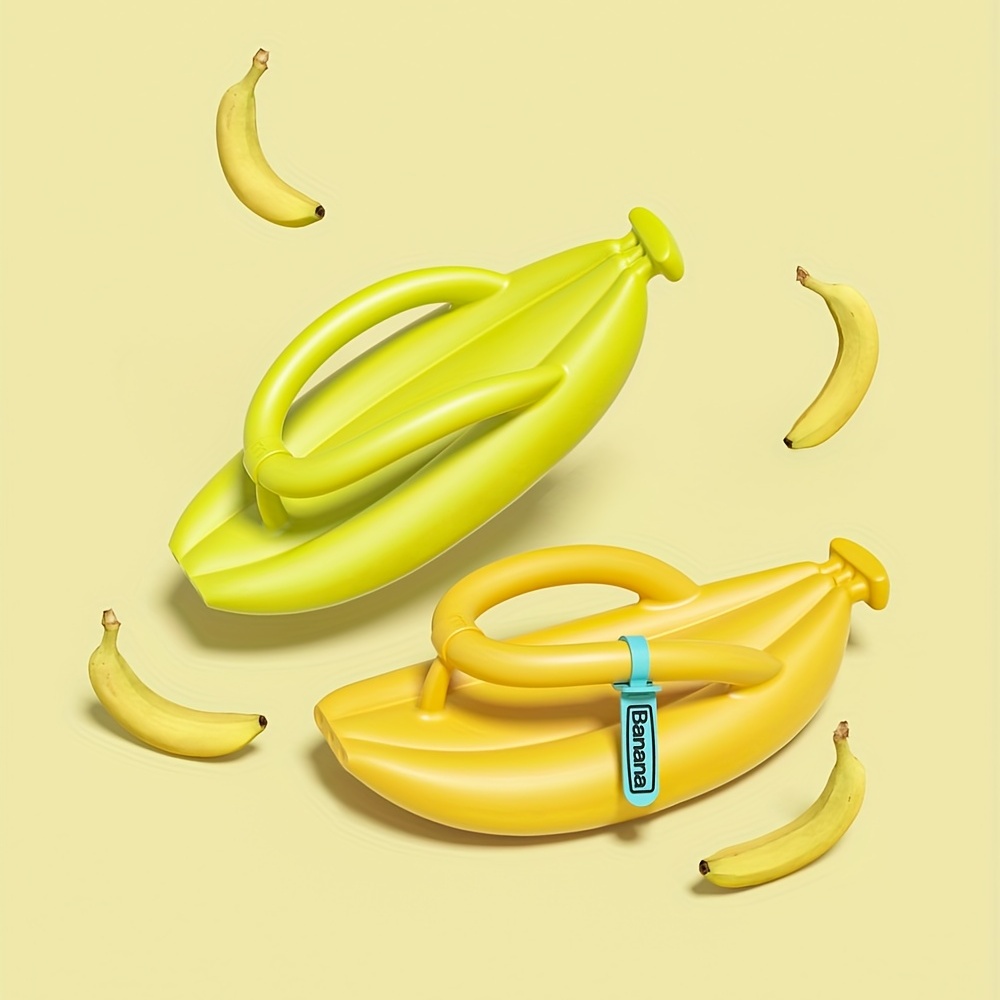 Creative Banana Flip Flops Funny Soft Sole Eva Indoor - Temu