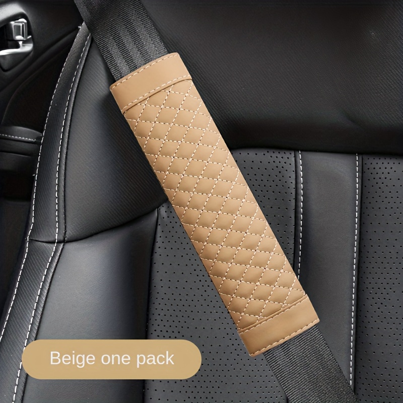 1pc Stilvolle Auto-Sicherheitsgurt Faux-Leder-Autositz Schultergurt Pad  Kissenbezug Auto-Gurt-Protector Für Erwachsene Kinder