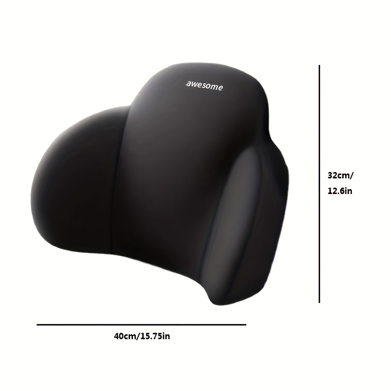 Black Car Neck Pillow For Driving Memory Foam Car Headrest Pillow - Temu  Saudi Arabia