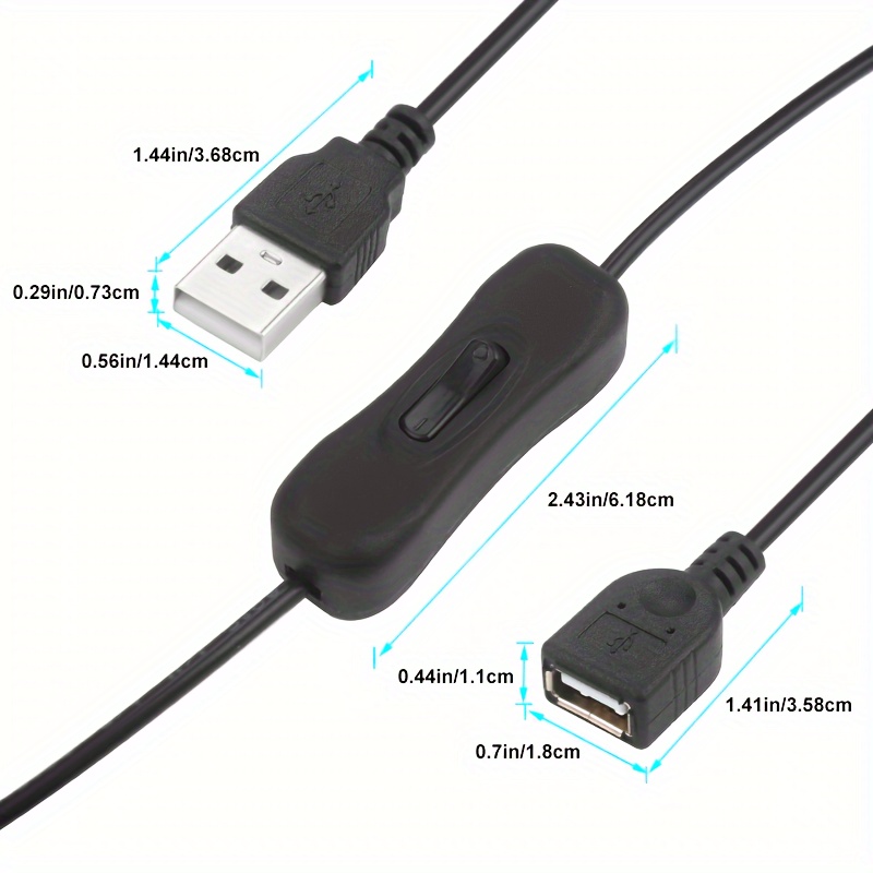 1 Unidad Cable Interruptor Usb Cable Interruptor Usb Macho - Temu Chile