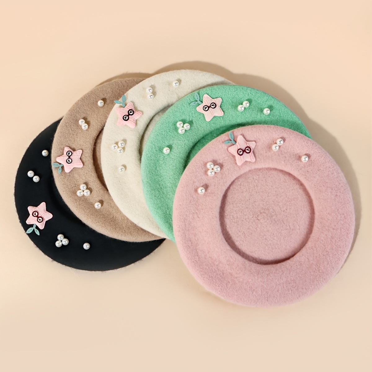 Bonito y elegante sombrero de boina para niñas accesorios - Temu