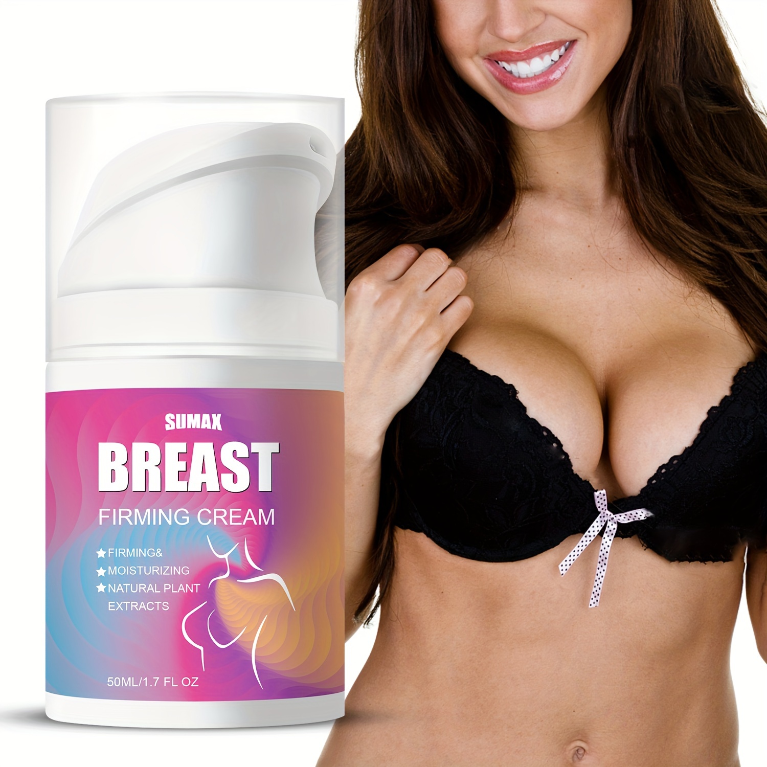 Women Breast Cream For Plumping, Firming & Lifting, Tightness, Breast  Size Growth Naturally