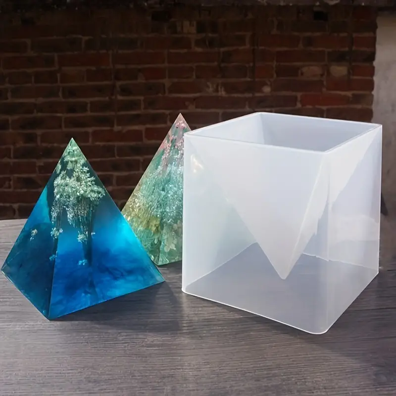 Silicone Pyramid Molds Crystal Epoxy Mold Pyramid Epoxy Resin