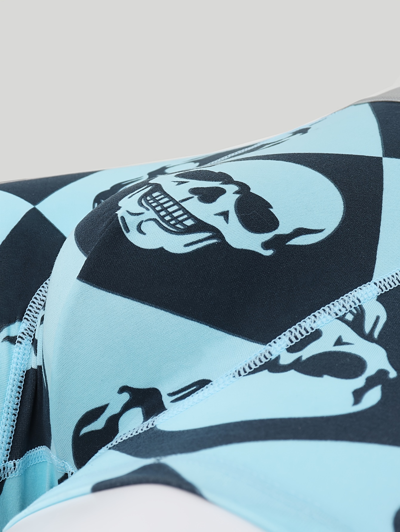 Men's Underwear Skull Pattern Print Fashion Graphic Boxer - Temu Canada