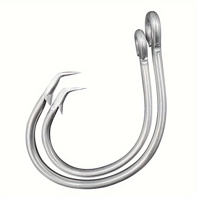 Multi Size High Carbon Steel Circle Hook Saltwater Barbed - Temu South  Africa