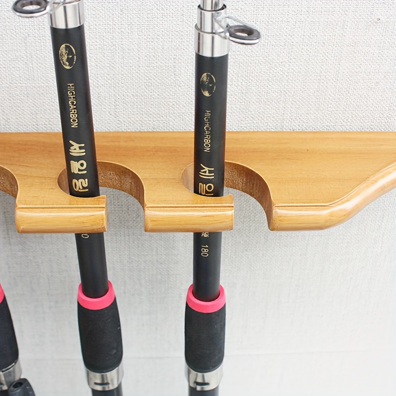 Lure Fishing Rod Display Rack Wall mounted Fixed Holders - Temu