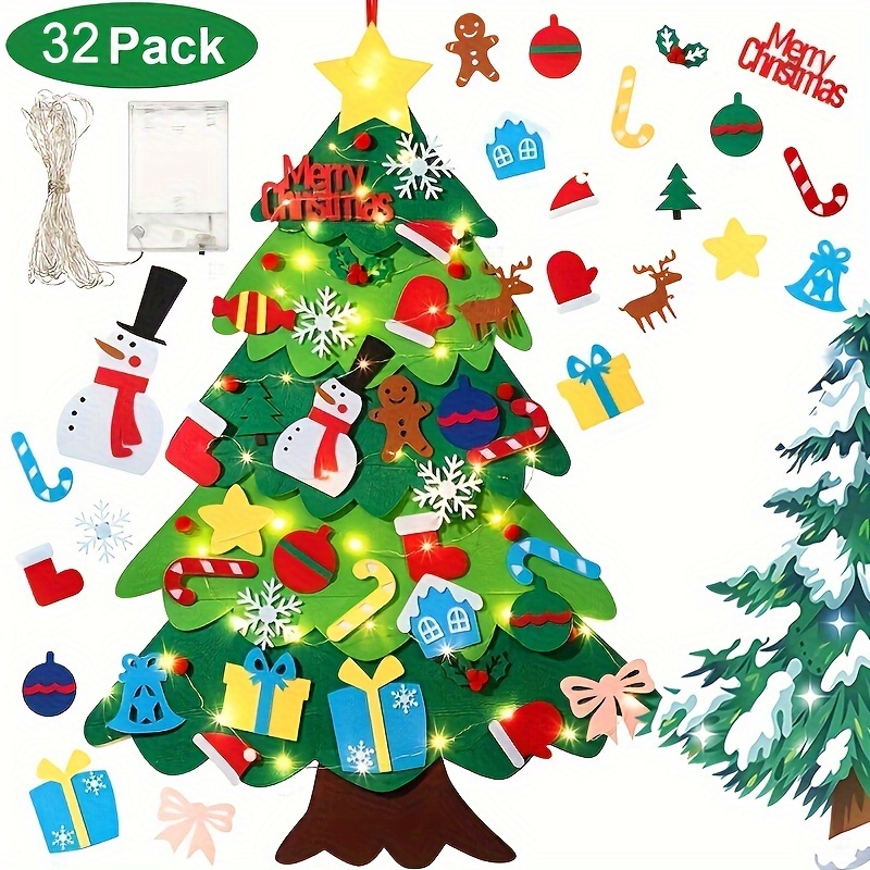 DIY Christmas Decorations 4pcs Hanging Christmas Tree Decor Christmas Gifts The Holiday Aisle