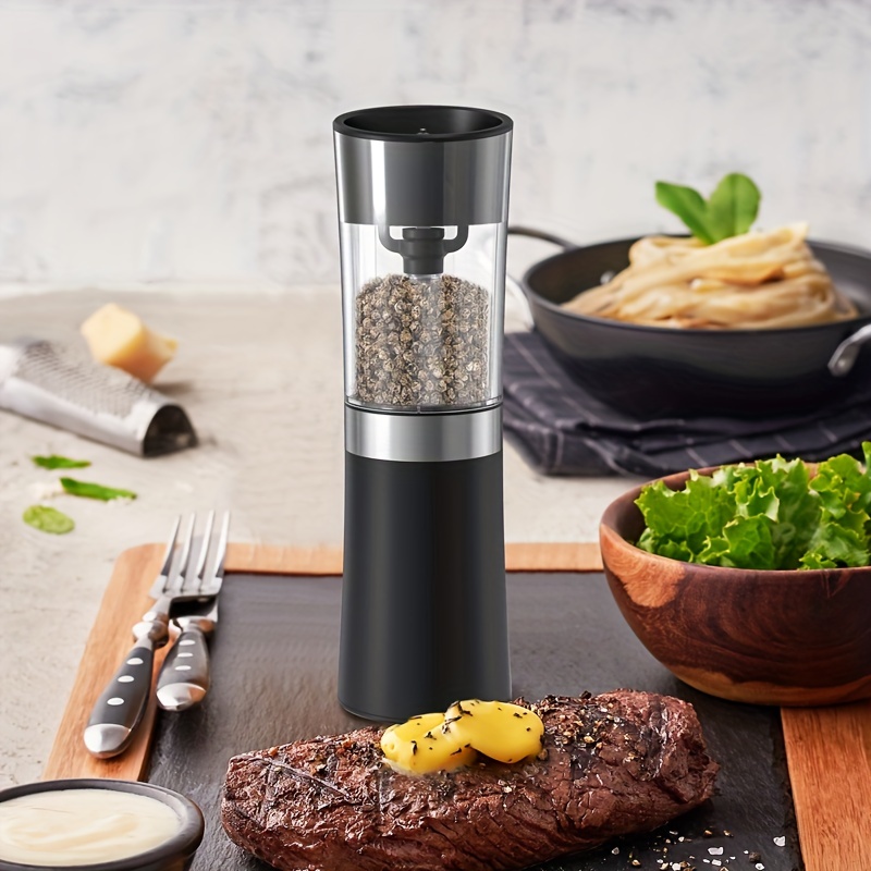 Electric Stainless Steel Automatic Gravity Induction Salt and Pepper Grinder