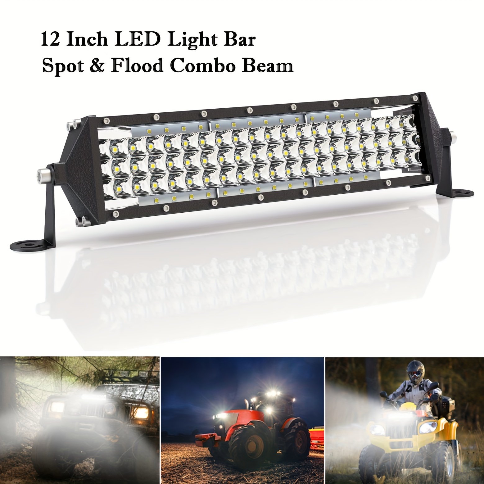 Barra led 22 pulgadas combo juego barras de luz LED para camioneta  todoterreno