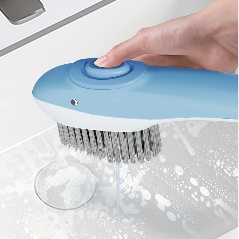 Little Whale Kitchen Bathroom Cleaning Brush Brush Press Out