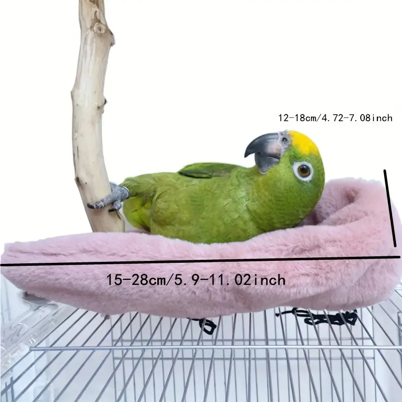 Cozy Bird Bed Warmer Bird Buddy Fleece Blanket For Parrot - Temu