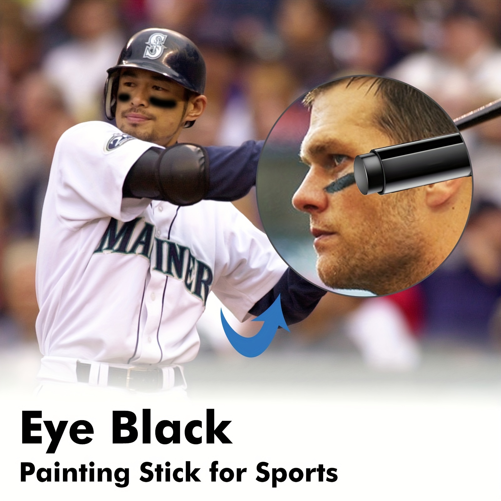 Easy to apply Eye Black Stick For Baseball Cosplay - Temu