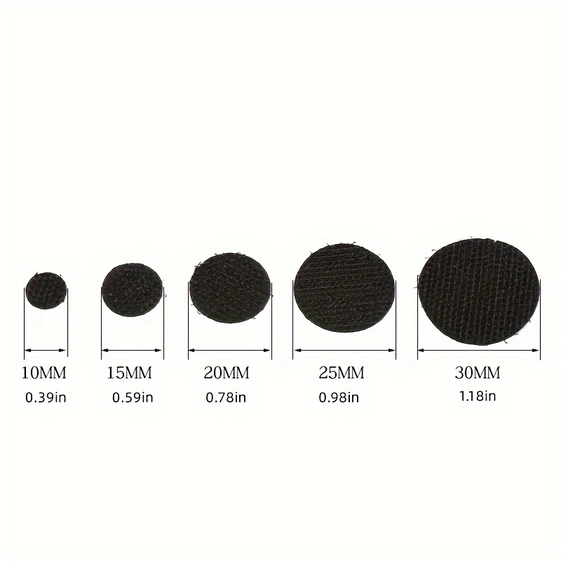 Dot Sticker Self Adhesive Fastener Tape Dots 10/15/20/25/30mm Strong Glue  Sticker Disc