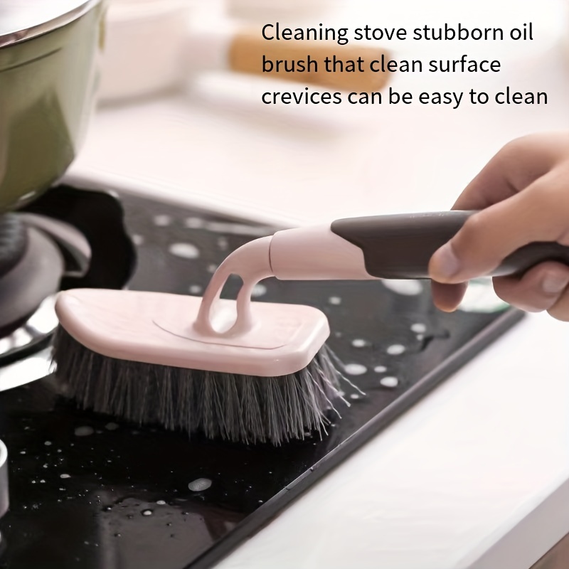 1pc Crevice Brush For Household Kitchen Stove Cleaning, Also Suitable For  Floor, Bathroom And Small Spaces Cleaning