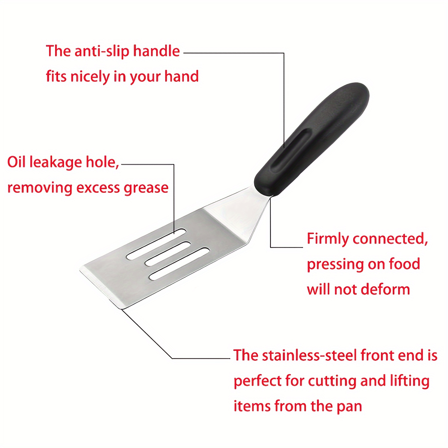 Mini Kitchen Scraper, Metal Scraper For Cooking, Metal Scraper For Cast  Iron Frying Pan, Suitable For Steak, Brownies, Eggs Or Biscuits