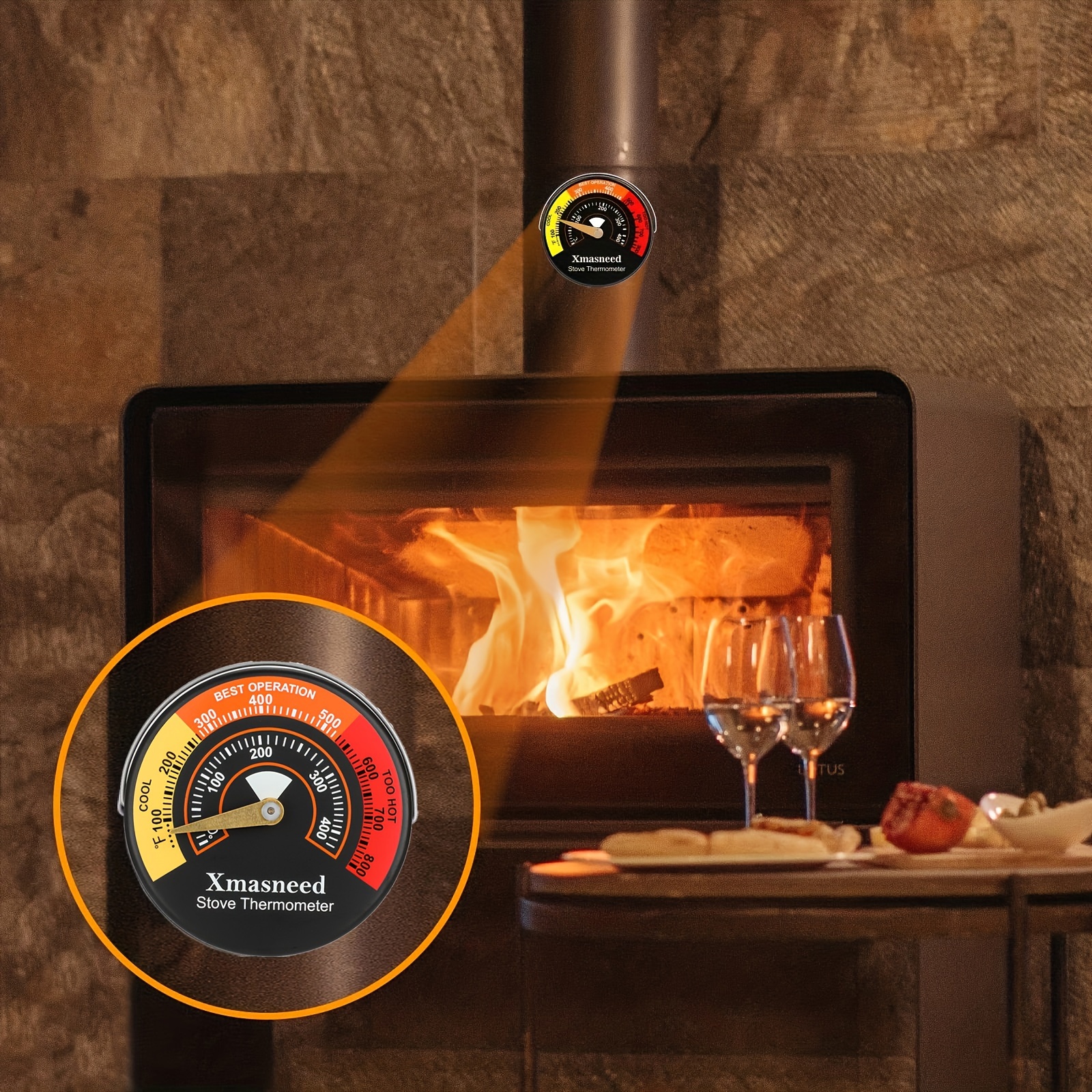 Imperial Magnetic Stove Thermometer