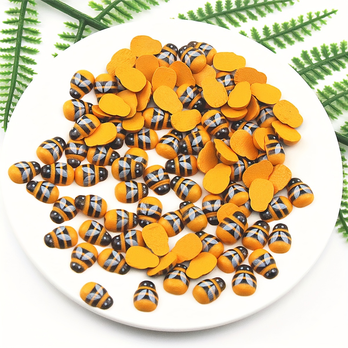 Image of 100pcs Ladybug Bee Handmade Decoration Accessories
