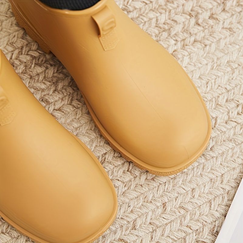 Winter Thickened Warm Short Boots Waterproof Working Rain Boots