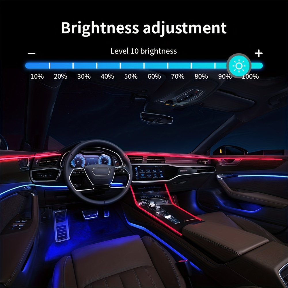 Stonego 1 Stück Auto Atmosphäre Lampe Mehrfarbig Led Streifen Licht Usb  Dekorative Licht 4 In 1 Auto Atmosphäre Licht, aktuelle Trends, günstig  kaufen