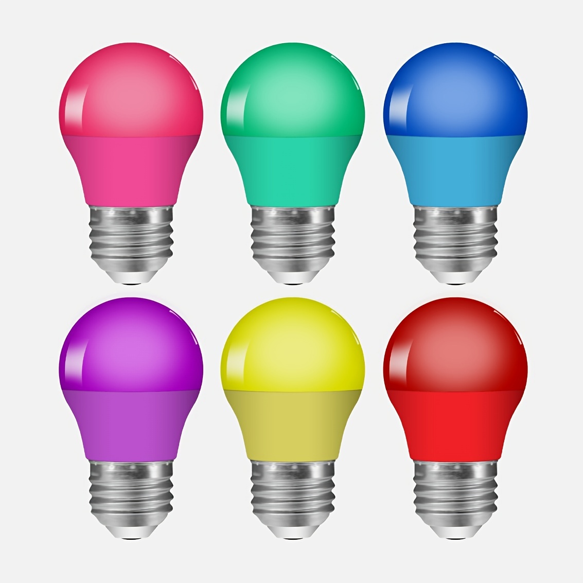 Lot de 6 petites ampoules de rechange pour lampe à sel, 7/10W, vis E12/E14,  110/240V