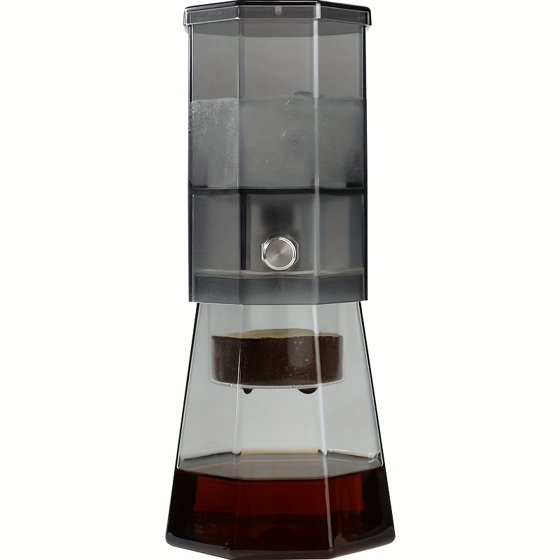 Cold Brew Coffee Maker, Iced Coffee Maker In Stainless Steel And  Borosilicate Glass, Cold Brew Drip Coffee Maker With Slow Drip Technology, Iced  Tea Maker 2-4 Cup - Temu