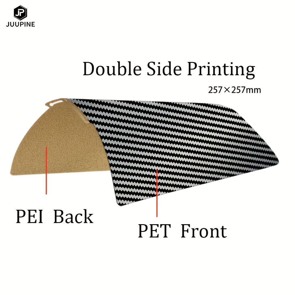 ENOMAKER Magnetic PEI Bed Plate for Bambu Lab P1P P1S X1 Carbon 3D Printer  Spring Steel Flex Sheet Upgrade Double Sided Smooth/Textured Hotbed Sticker