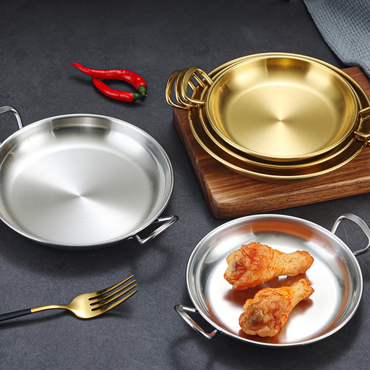 Stainless Steel Korean style Pot Seafood Plate Hot Pot - Temu