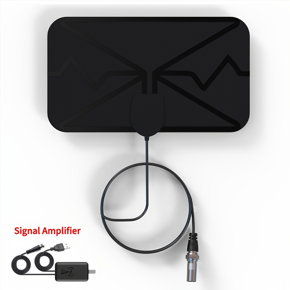 Antena de TV para Smart TV - Amplificador de antena de TV interior con  amplificador digital HD antena de TV y canales locales gratuitos - 4K HD  1080P