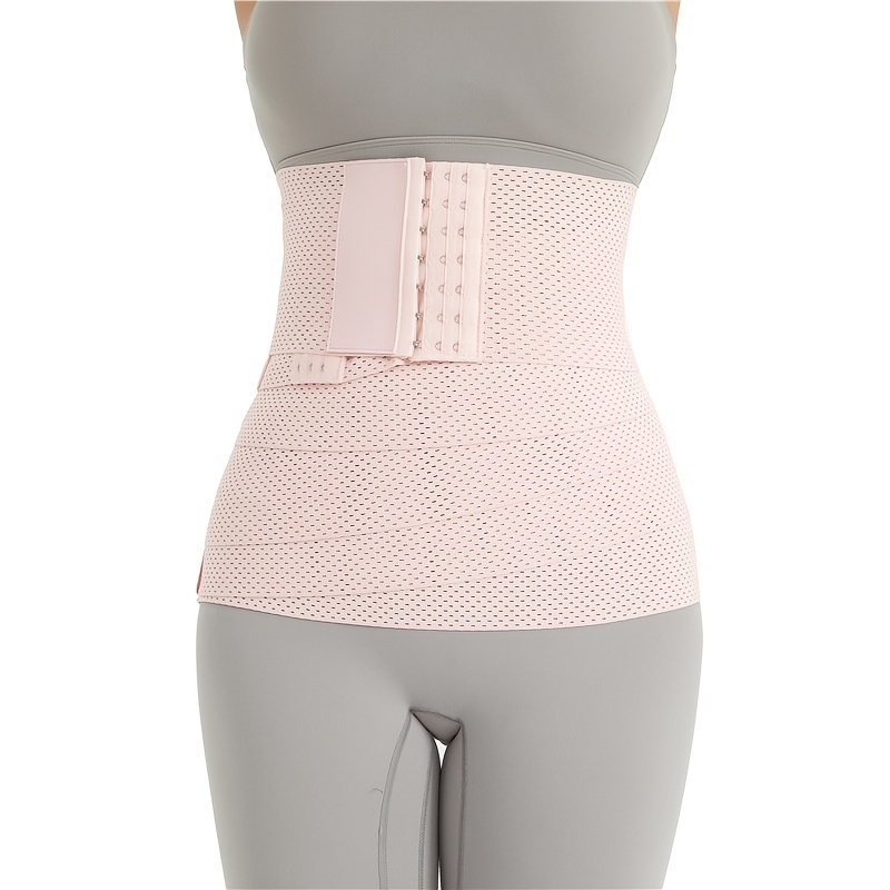Elastic Pelvic Support Belt Breathable Postpartum Belly Wrap Belt Fitness  Waist Trainer 109cm/140cm