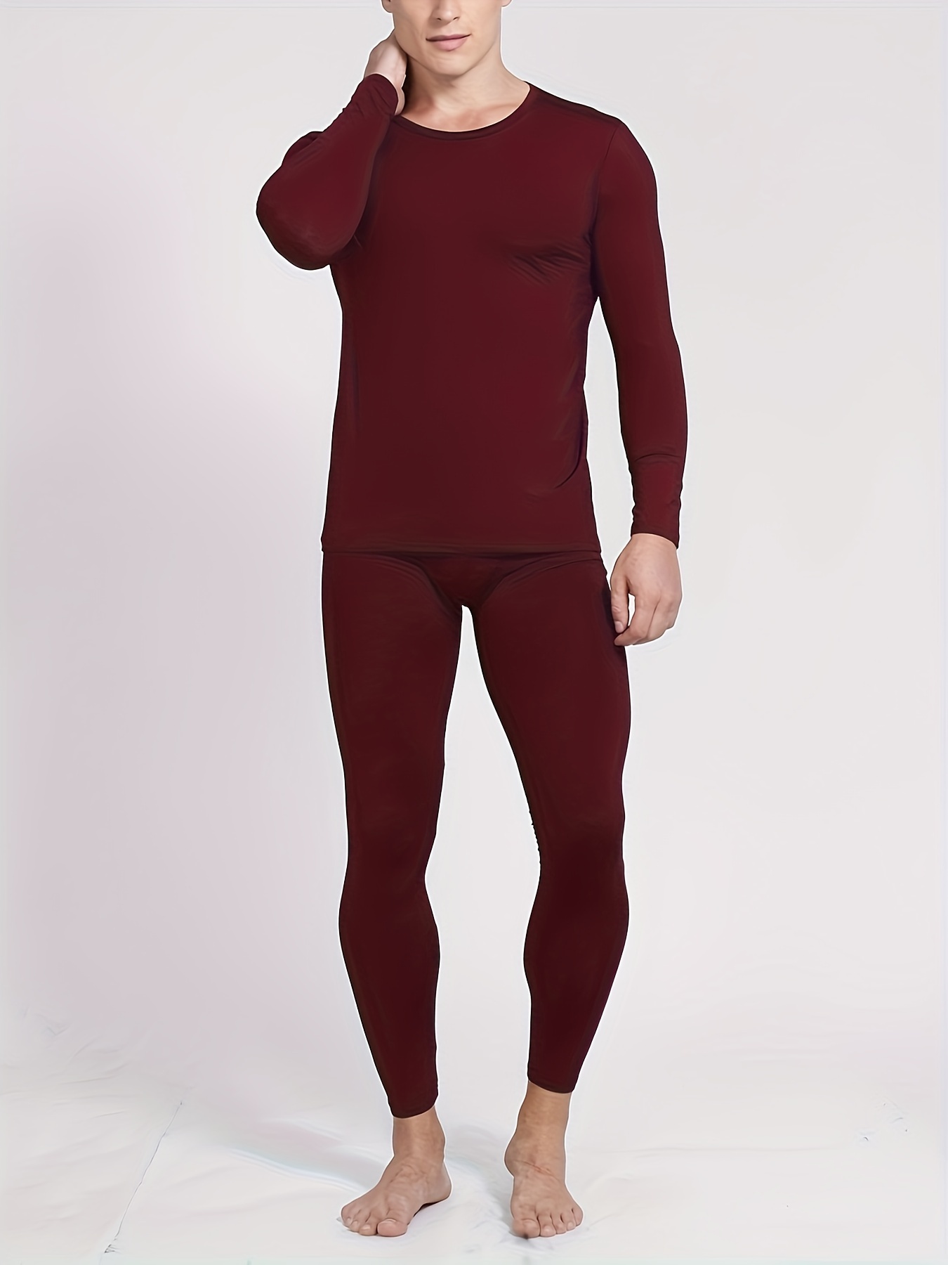 Men's Thermal Underwear Set Long Johns with Fleece Lined Base Layer  Thermals Sets for Men