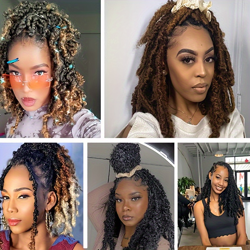 Spring Twist Hair Extensions Butterfly Locs Soft Locs Bomb - Temu