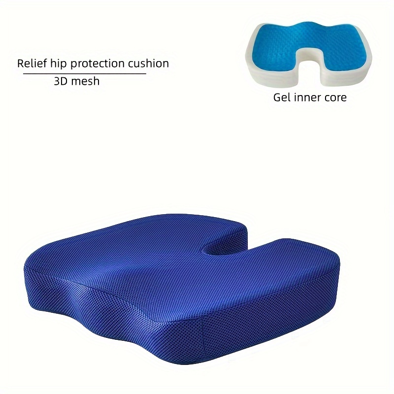 Memory Foam U-shaped Gel Seat Cushion Massage Car Office Chair