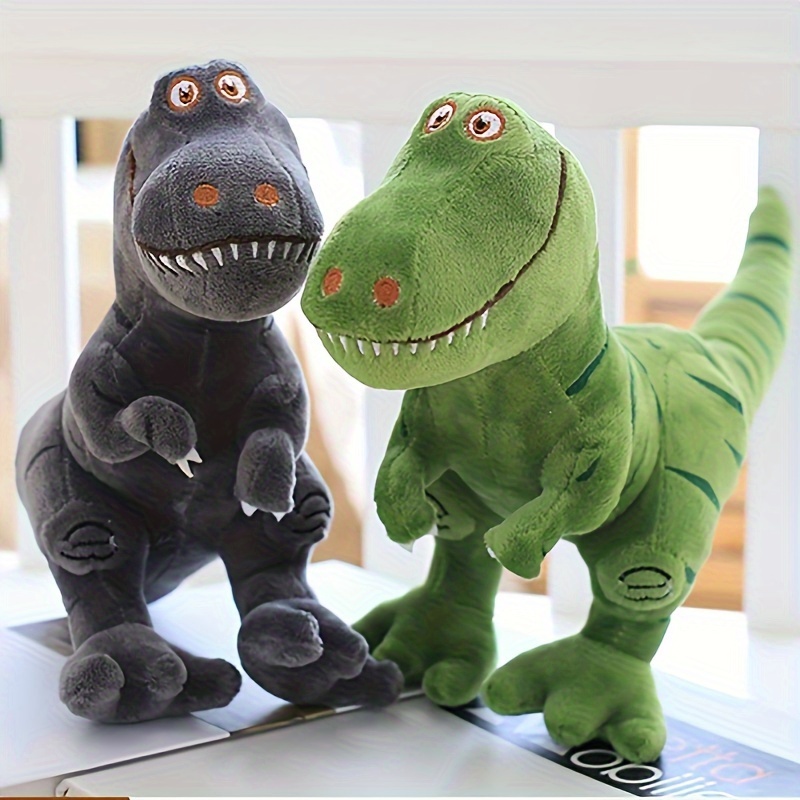 

15.7 Inches Stuffed Dinosaur Animal Plush Toys, Green T-rex Tyrannosaurus Animal Stuffed Plush Toy, Super Soft Cute Cuddly Pillow Cushion, Rex Stuff Dolls Gifts