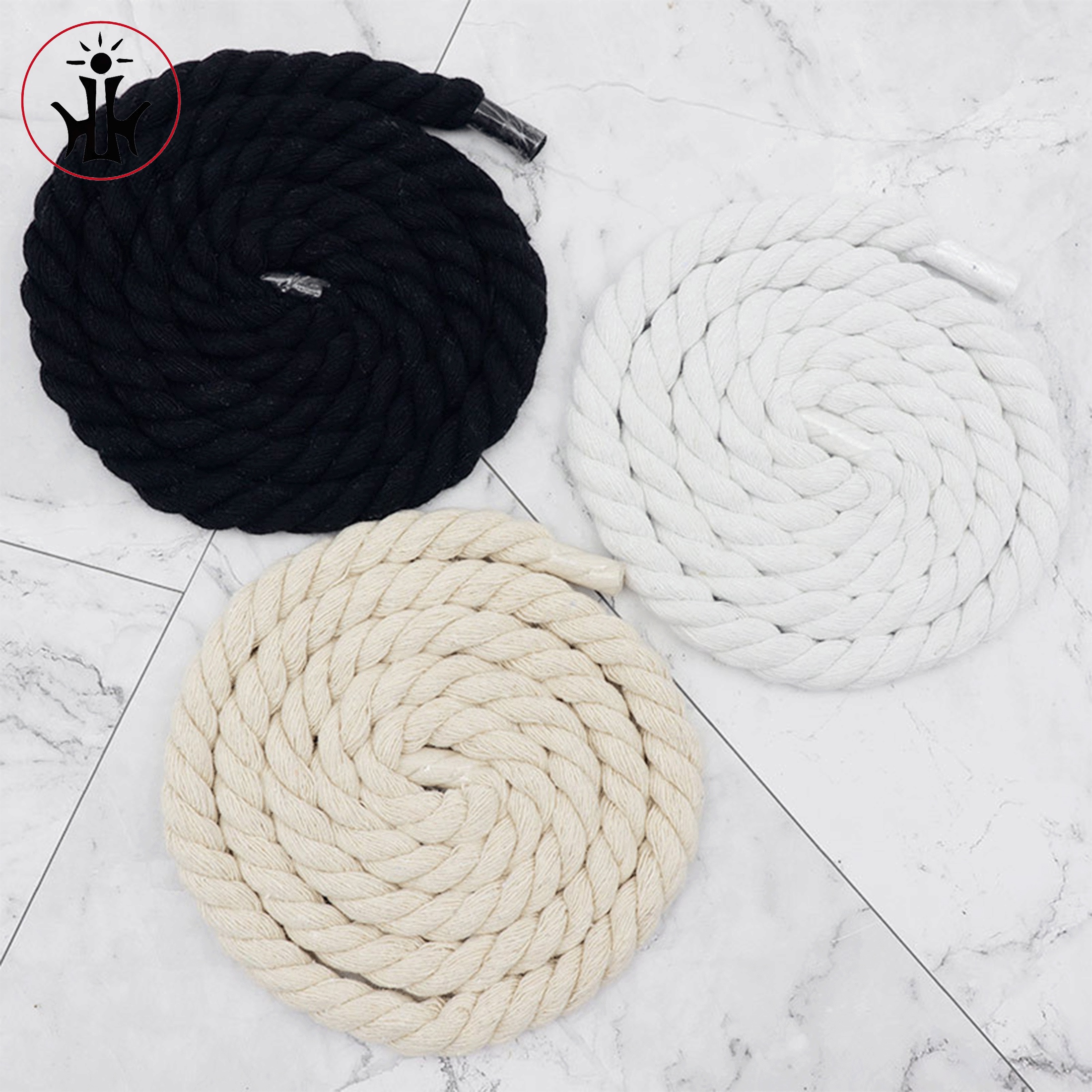 Chromatic Natural Twisted Cotton Rope Hand Woven Cotton Rope - Temu