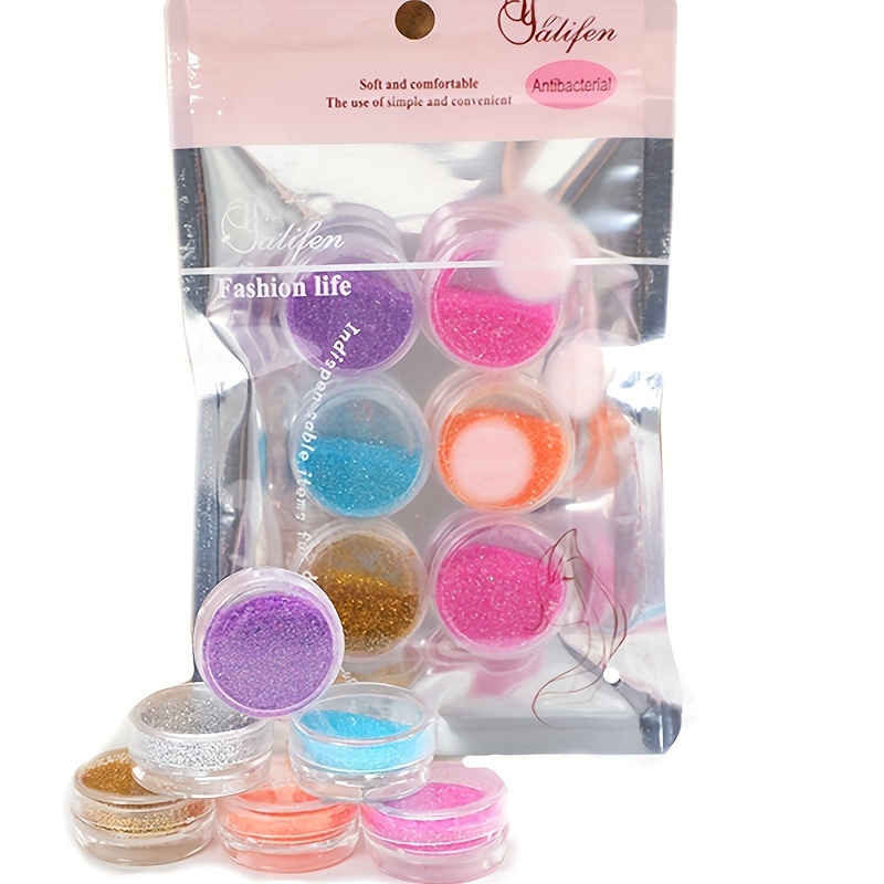 Mix Macaroon Colors Nail Sequins For Craft Glittering Star - Temu