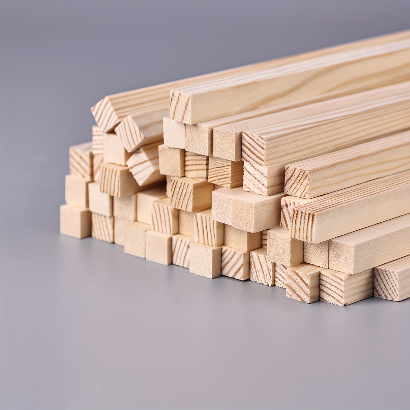 Wood Cubes For Arts And Crafts Pine Strips Natural Wood - Temu