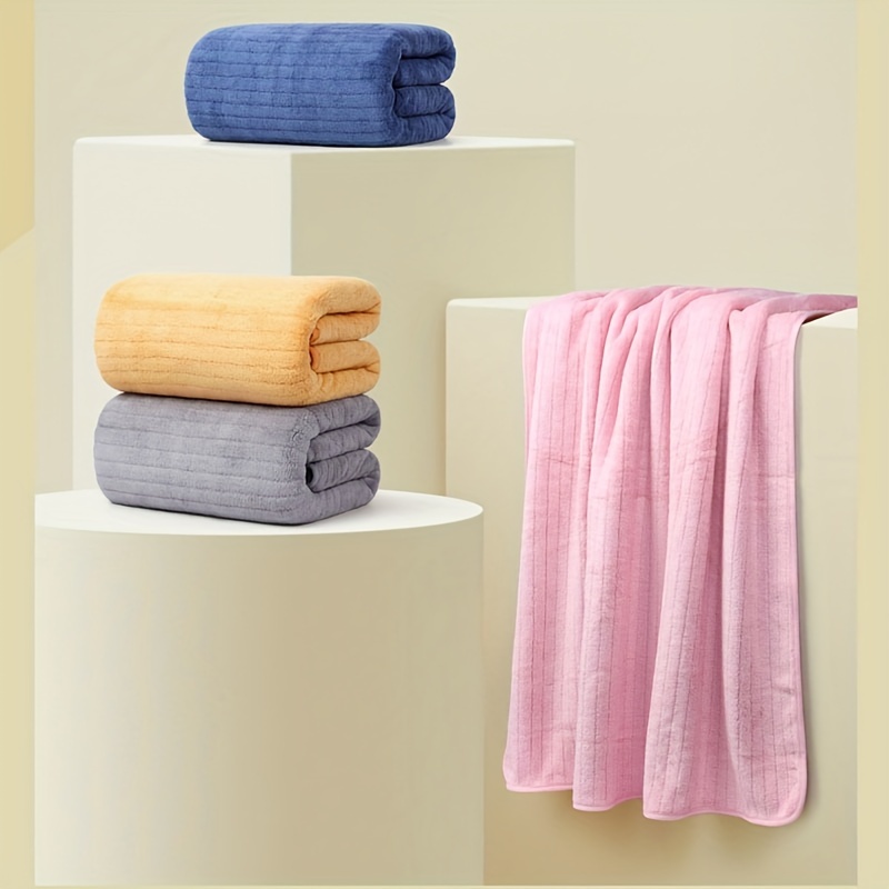 Super Absorbent Bath Towel Cotton Soft Adult Large Beach - Temu