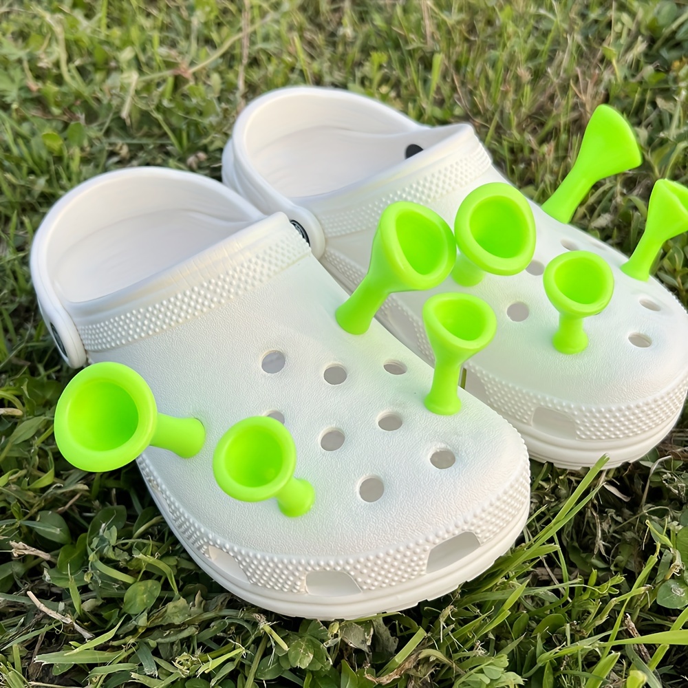 Conjunto De Orelha Shrek JIBITS Sticker crosc Sapato Fivela Para Pino De  Charme De Crocodilo