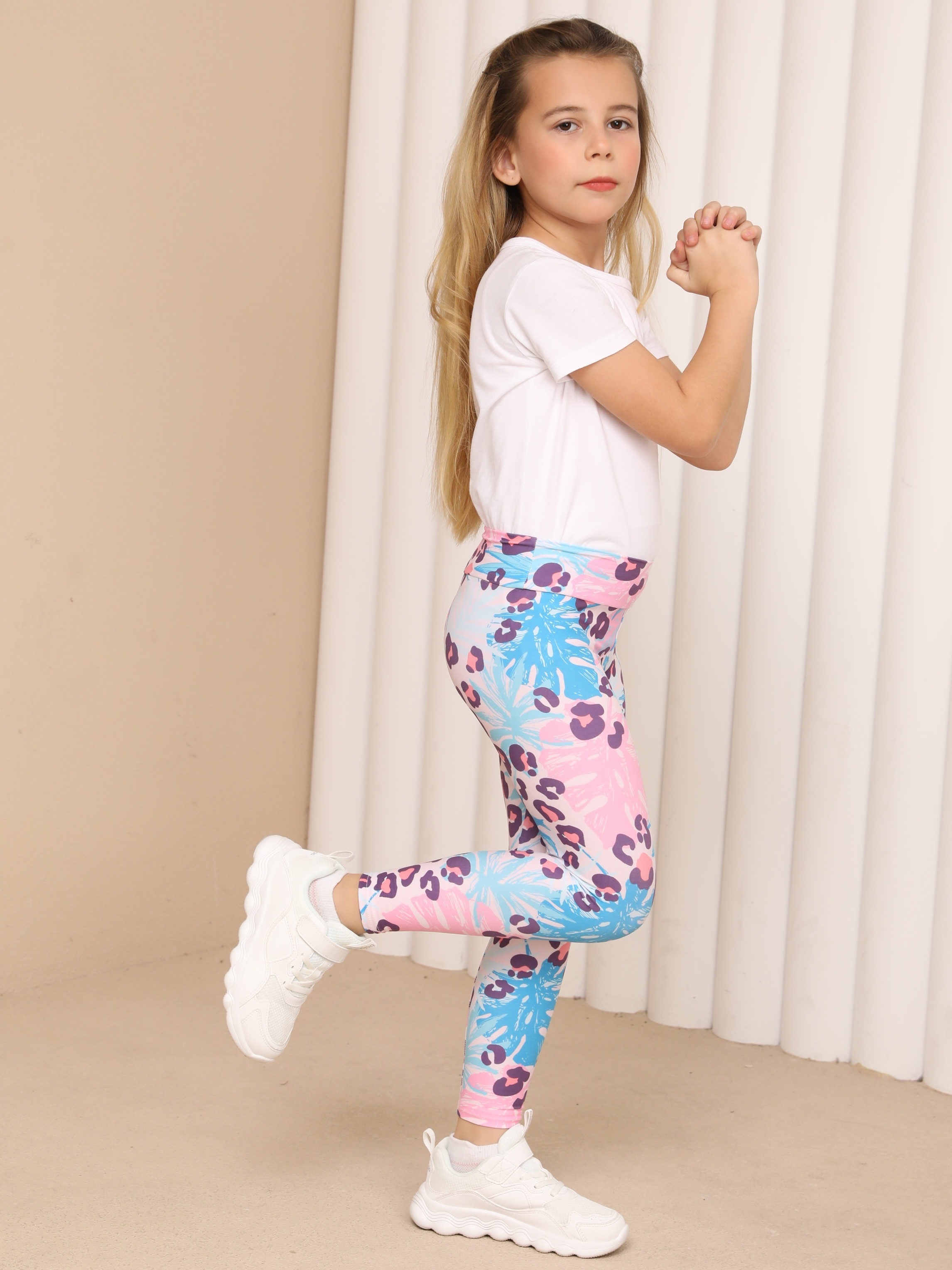 Flower Pants Leggings Kids, Little Girl Pants Legging