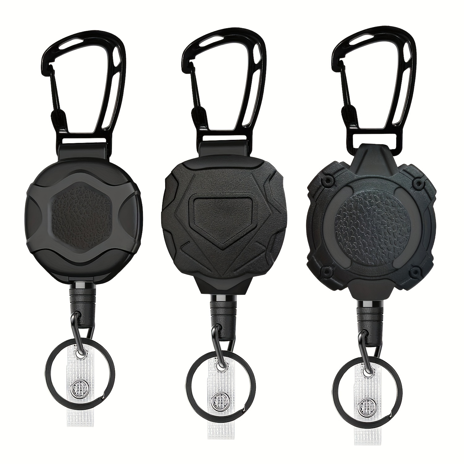 Defense Ball keychain steel sphere of self-defense and survival covered  with black color rope