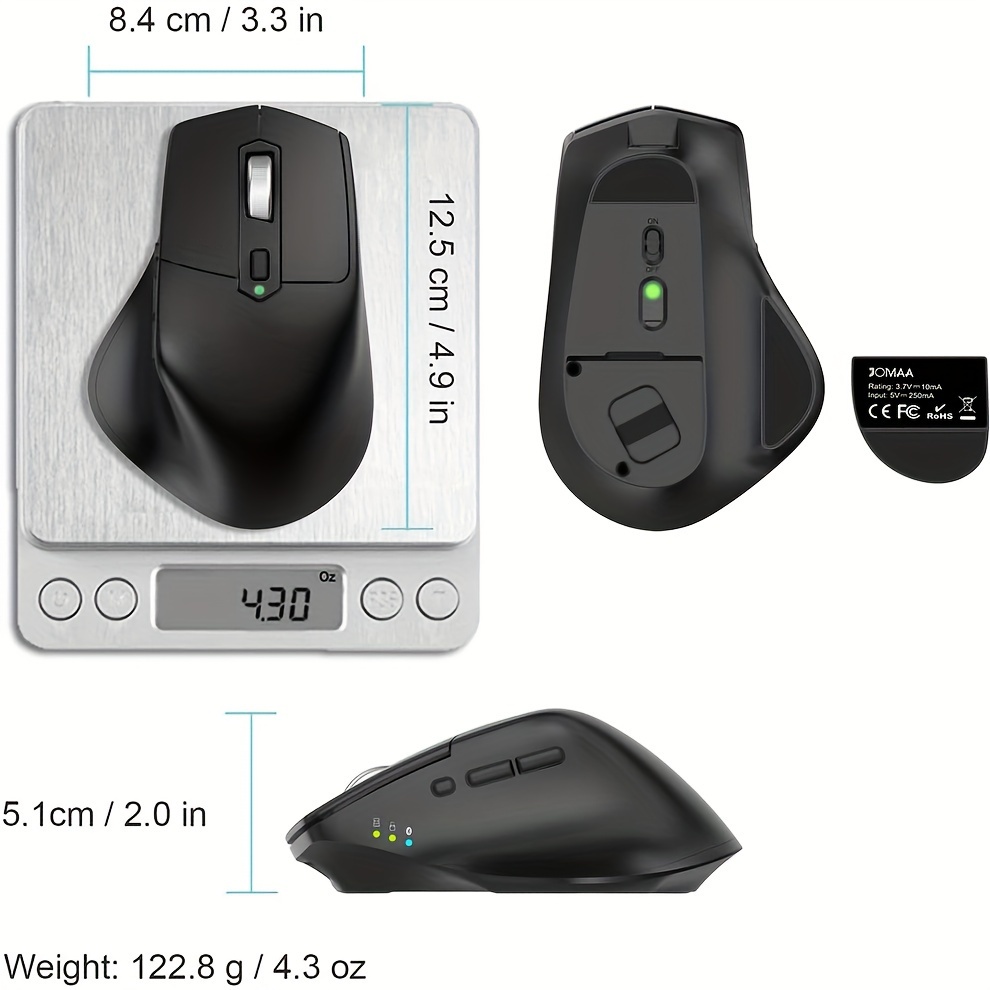 Wireless Mouse Rechargeable Mice Usb Wireless Mouse - Temu