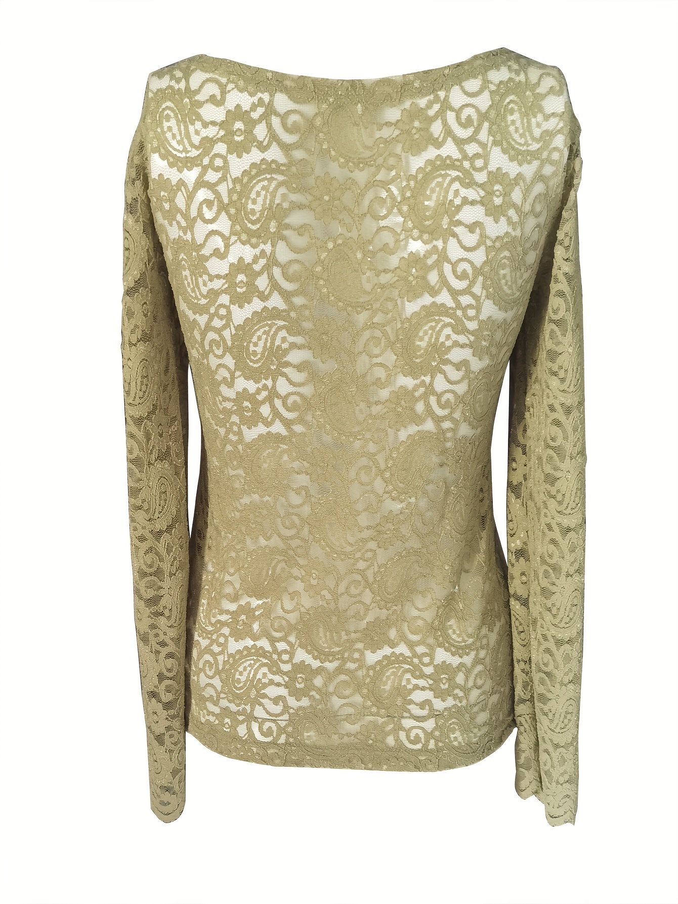 MEDI LACE NECK BLOUSE ベージュ Amazon.com: LUXVEER Lace Tops for Women Dressy Casual